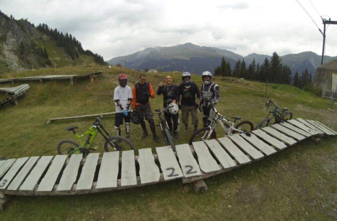 Downhill in Klosters